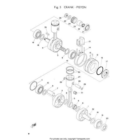 Liste de pieces - Parts List - RD125 - AS3 - Edition Papier - 1973 ...