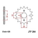 Transmission - pignon sortie boite - JTF 264 - 14 dents - chaine 42...