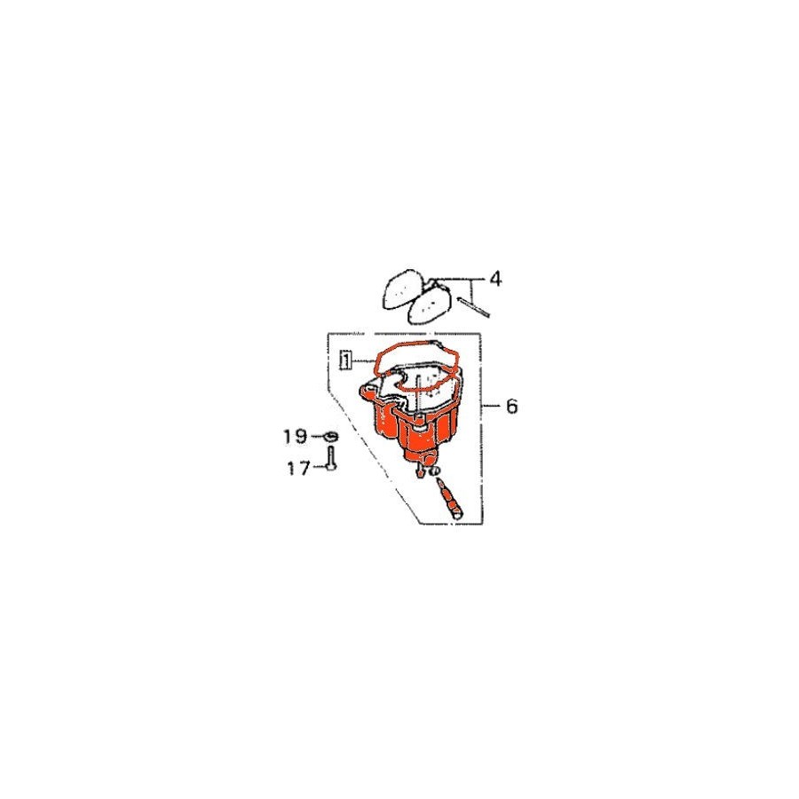 Carburateur - Cuve Gauche - vis de purge a gauche 16045-393-004