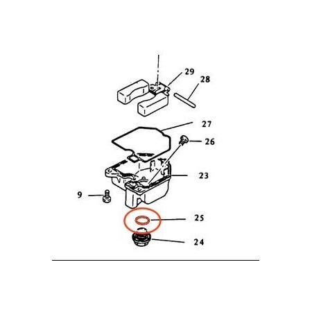 Join Torique - ø 18.60 x2.70mm - (Carburateur CR - joint de bouchon...